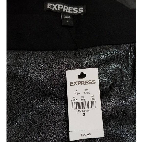 🎀NWT🎀 Express High Waist Metallic Maxi Skirt - Picture 6 of 6